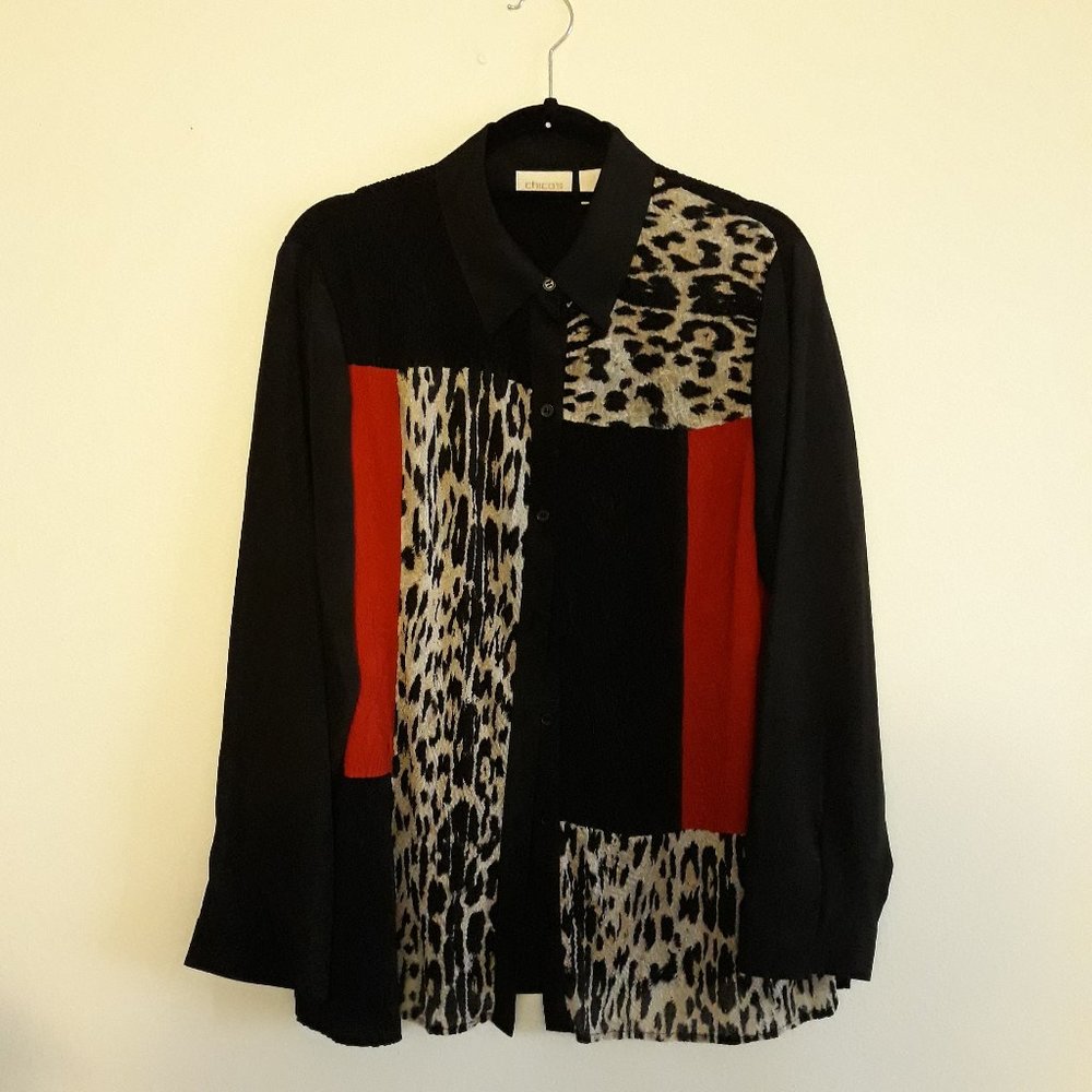 Chico's Woman's Long Sleeve Shirt